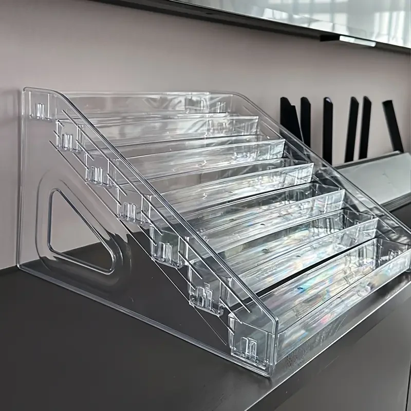 Versatile Acrylic Display Rack for Toy Cars & Jewelry Stackable, Multi-Layer Design, Perfect for Christmas & Holiday Gifts