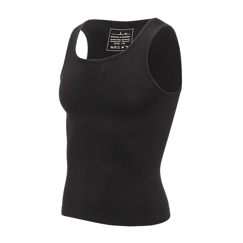 Men's Slimming Body Shaper - Abs Compression Shirt for Gynecomastia and Workout