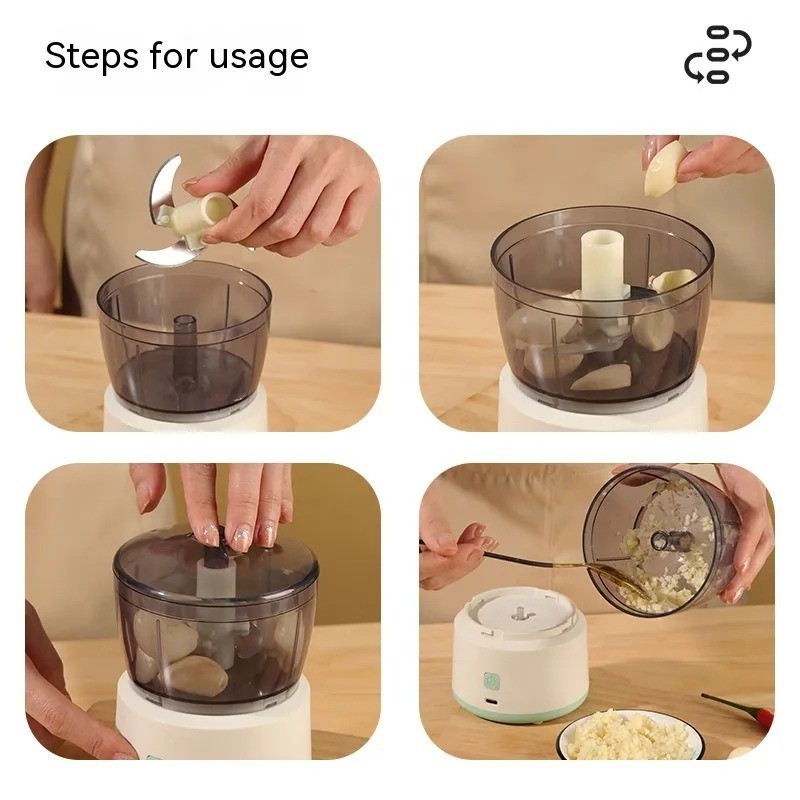 Mini Meat Grinder Household Electric Small Mixer