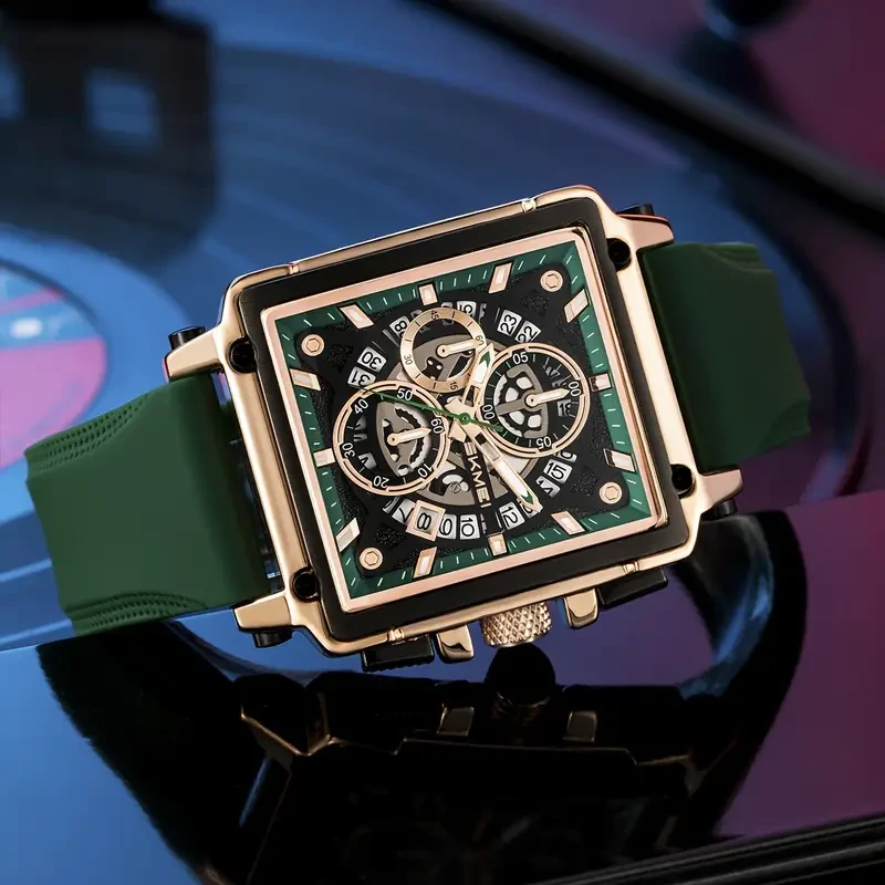 SKMEI Men's Fashion Quartz Watch   with Creative Tape Design