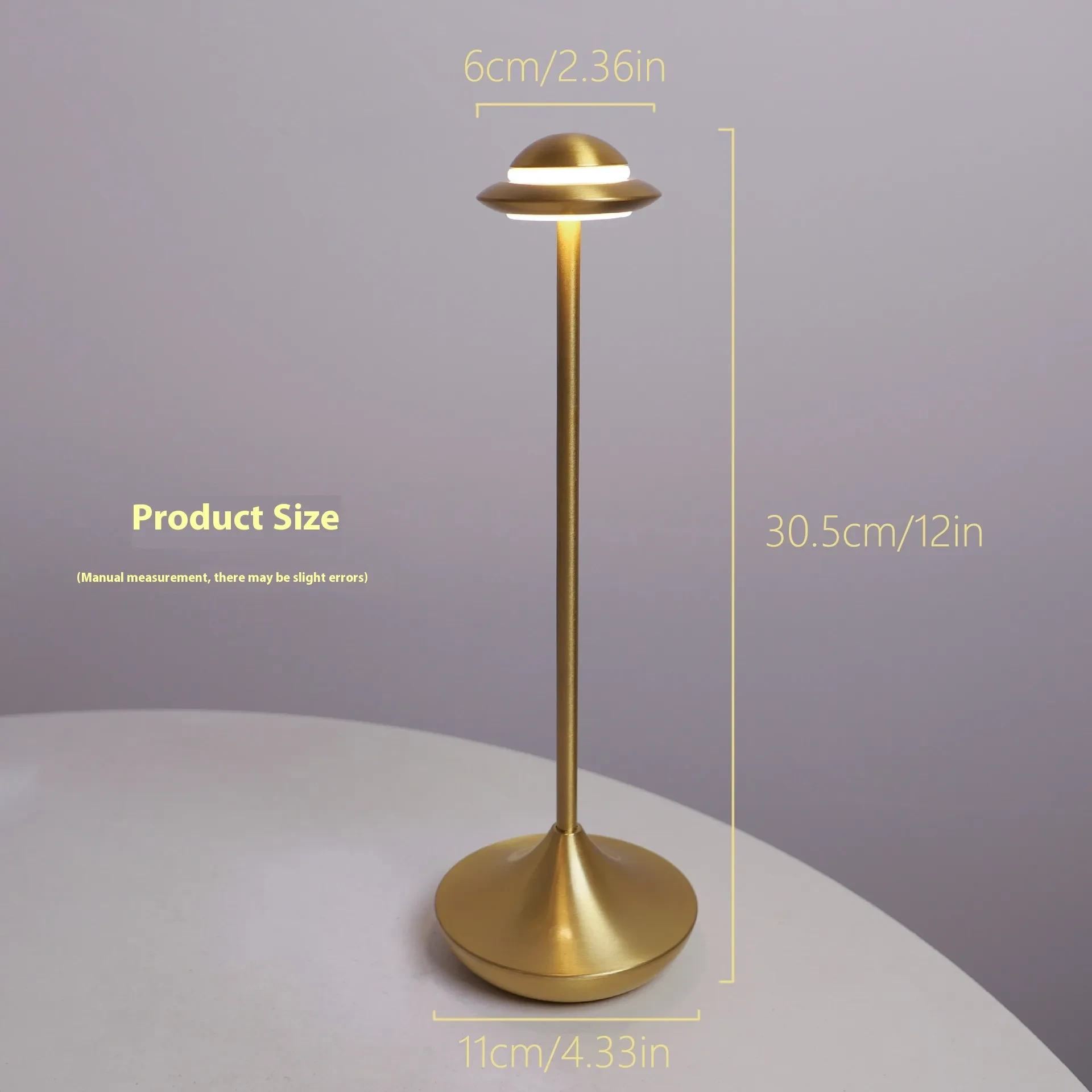UFO Table Lamp Metal Personality Creative