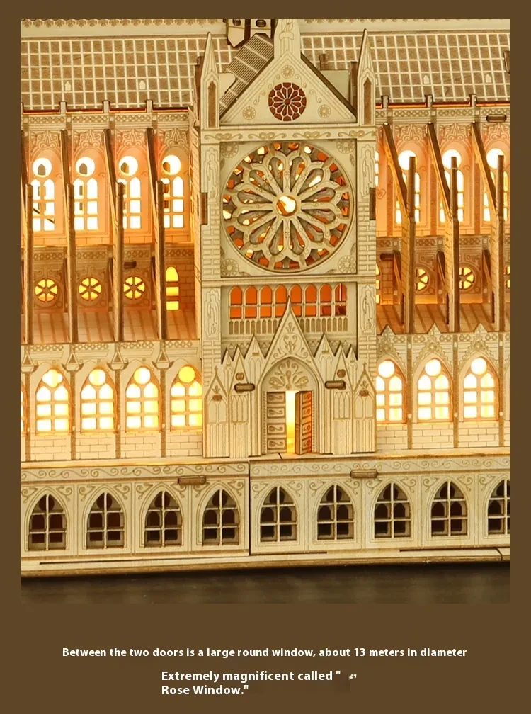 3d Three-dimensional Puzzle Building Model Creative Castle