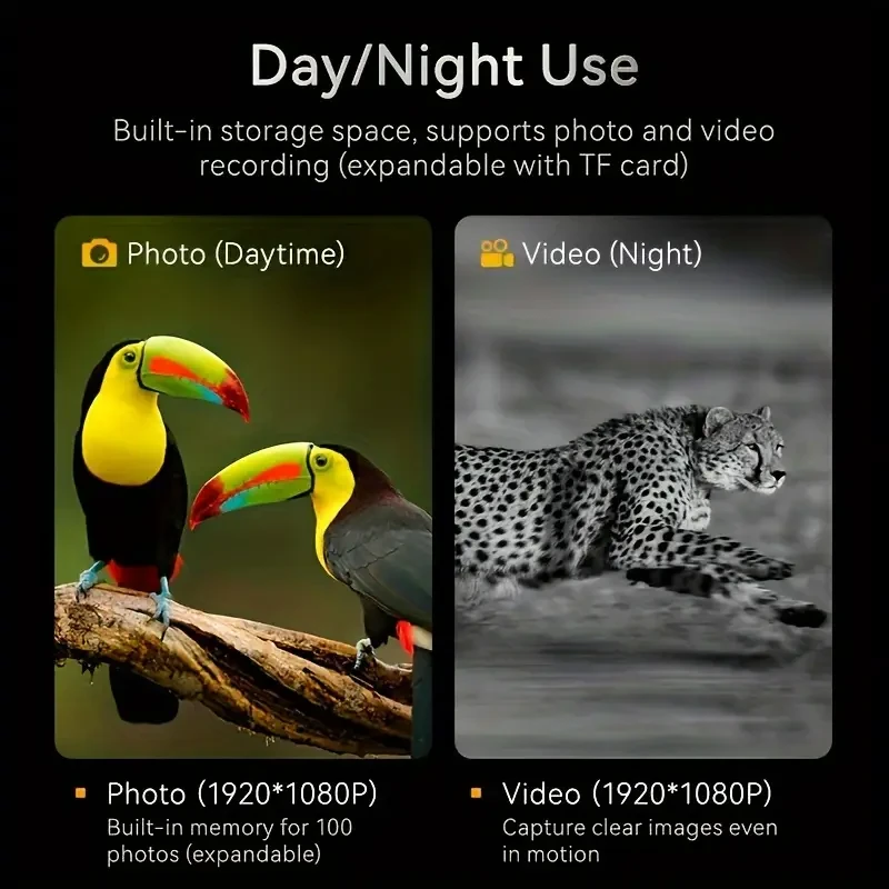 HD Digital Night Vision Binoculars with 7.11cm Screen