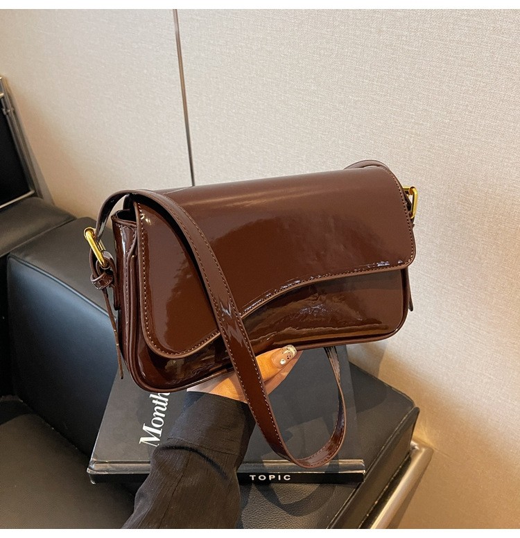 Fashion Women's Shiny Simple Shoulder Bag