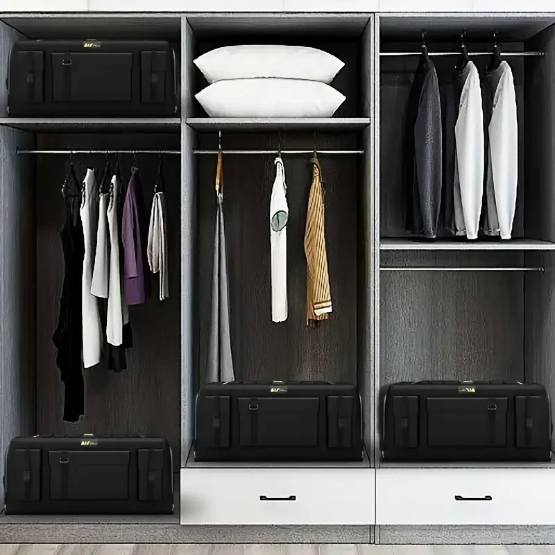 70L Oxford Fabric Car Trunk Organizer with Foldable Compartments