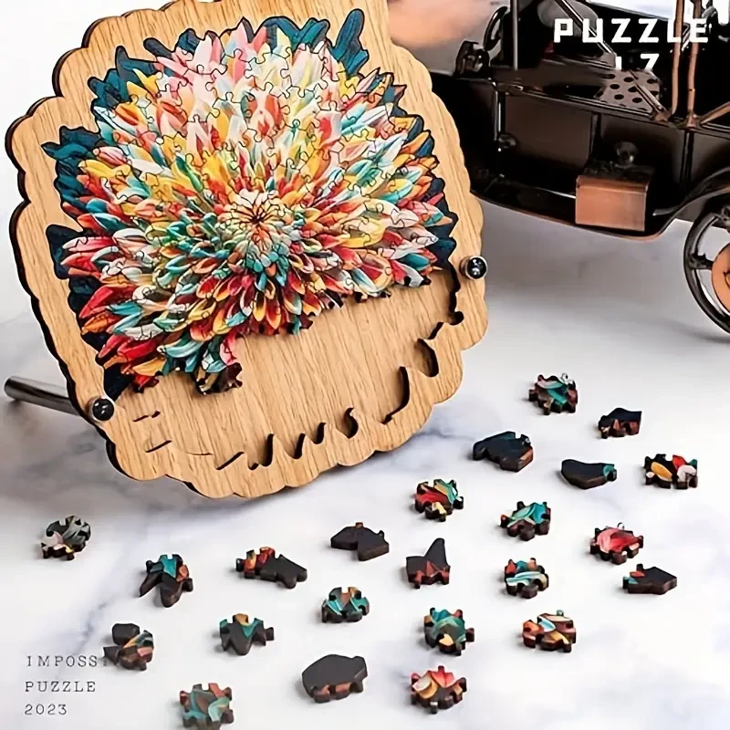 Colourful Flowers Puzzle - Extremely Challenging