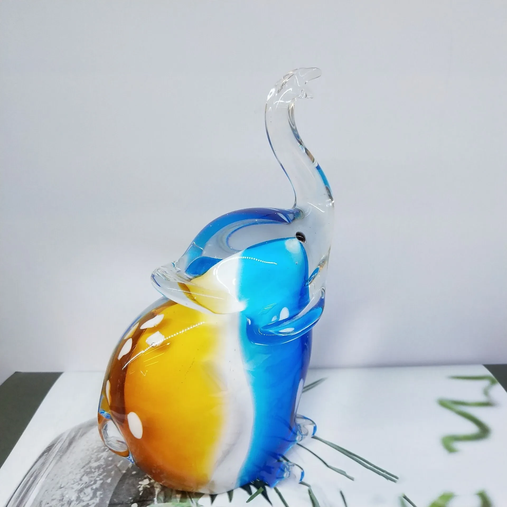 Blue Elephant Home Office Entrance Decoration