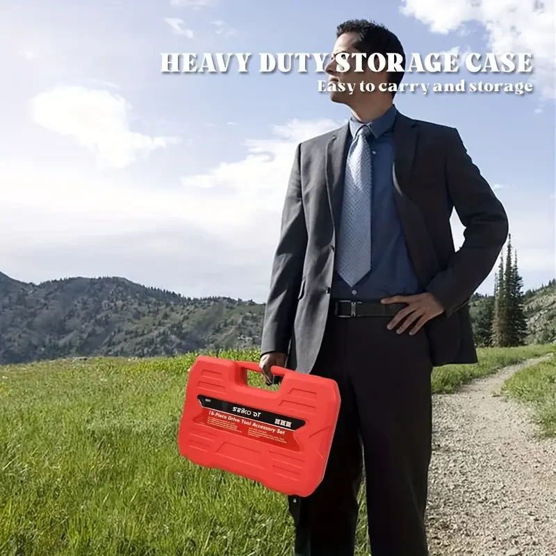 18pcs Drive Tool Accessories Set