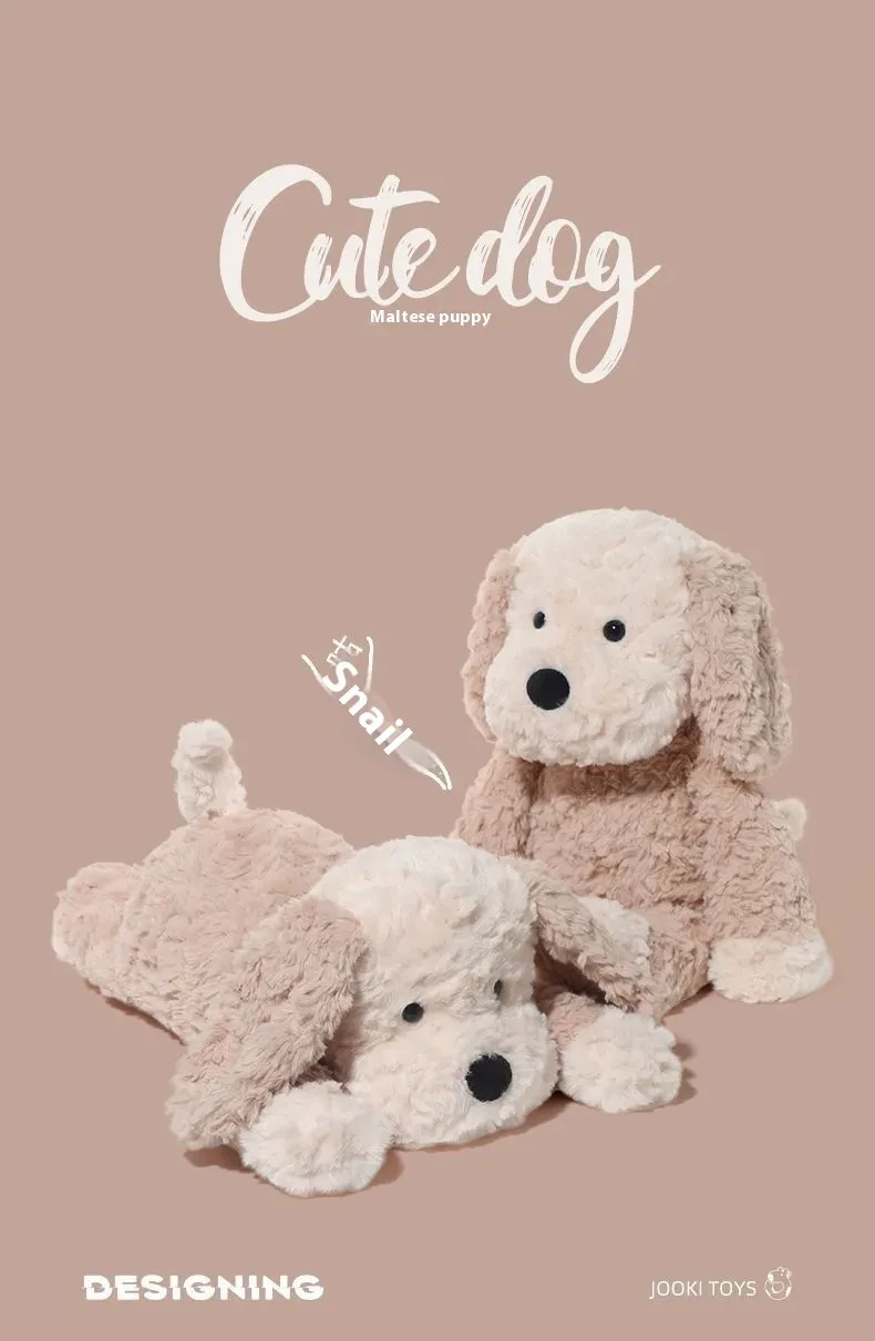 Catch Maltese Dog Plush Toy Cute
