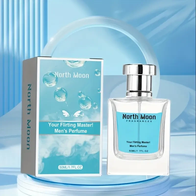 North Moon Mens Perfume  Your Flirting Master! 50ml, Fresh and Invigorating Scent, Perfect for Day & Night, Ideal Gift for Men