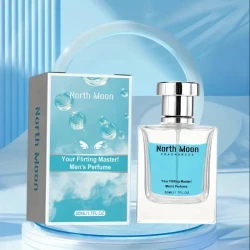 North Moon Mens Perfume  Your Flirting Master! 50ml, Fresh and Invigorating Scent, Perfect for Day & Night, Ideal Gift for Men