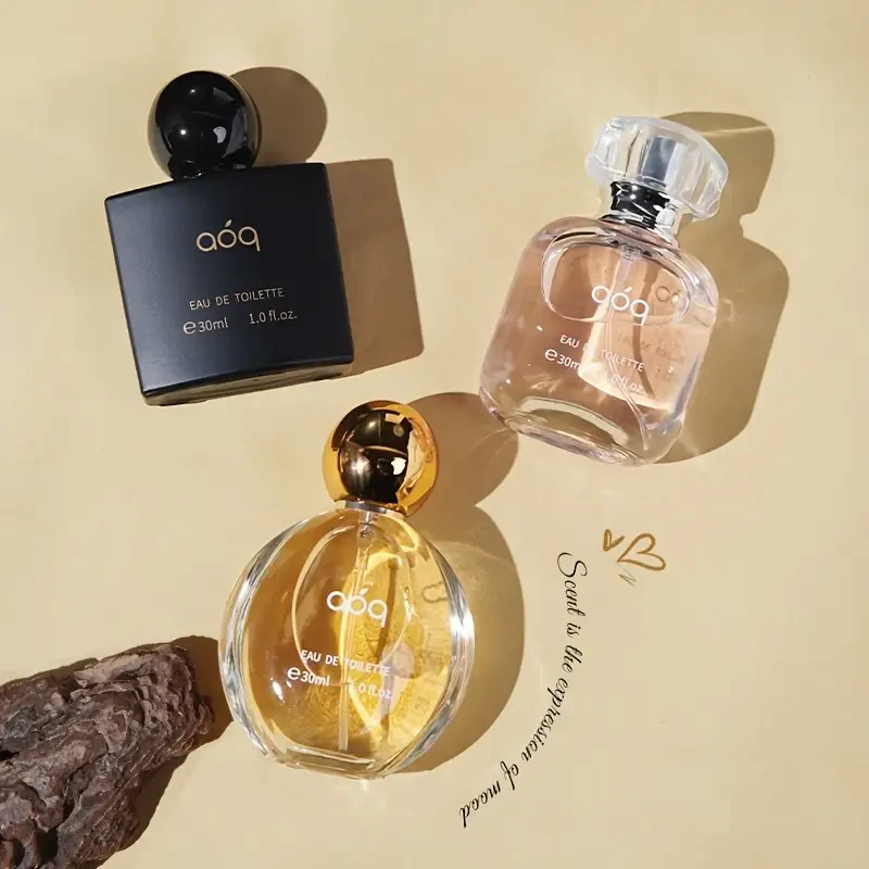 AOQ Paris Night Perfume Gift Box  3 Bottle Women's Perfume Set, Sexy Vanilla Sweet Body Spray, Rich and Light Scent, Long-Lasting Fragrance