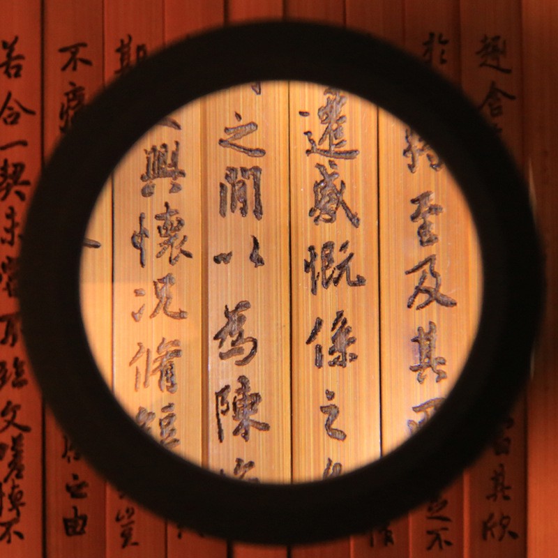 5 Times Cylinder 3 LED Lights K9 Optical Glass Lens Reading Magnifier