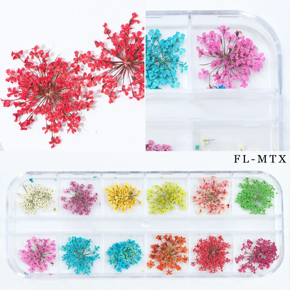 Dried Flower Nail Art