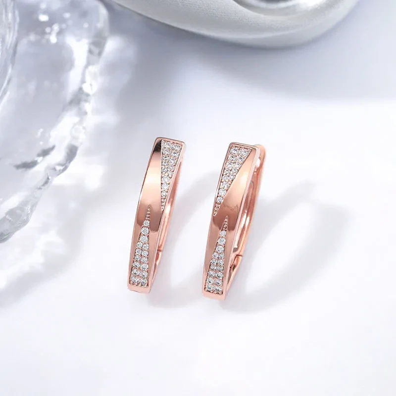 Royal Rose Gold Earrings Party Gifts