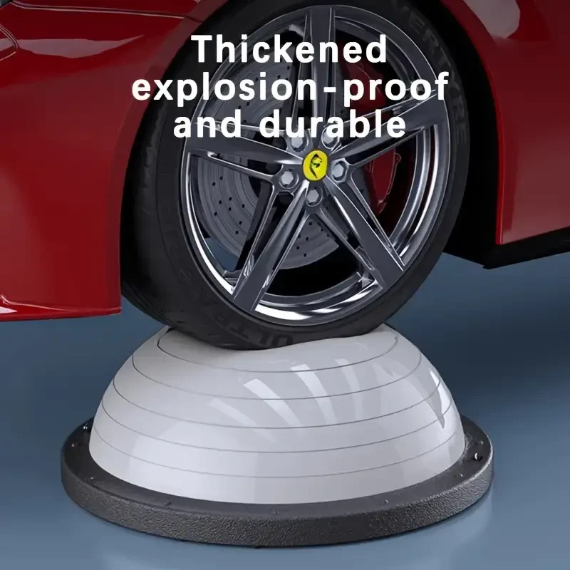 PVC Fitness Bosu Ball, Adult Core Muscle Exerciser, Thickened Anti-Explosion Yoga Ball, for Balance Training, Pilates, and Core Strengthening, Home Gym Equipment