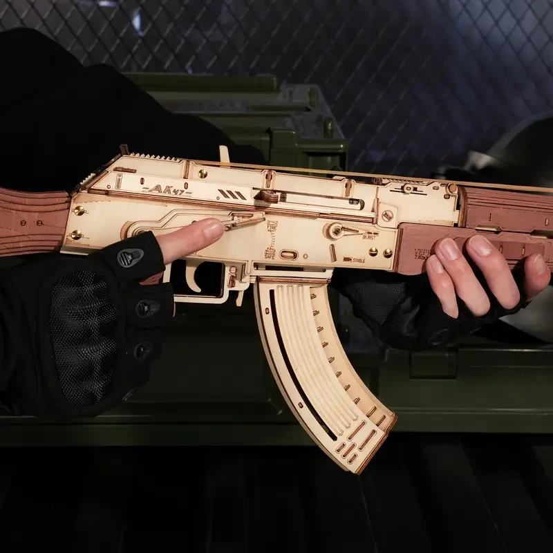 3D Wooden Puzzle For Adults - DIY 3D Model Building Kit