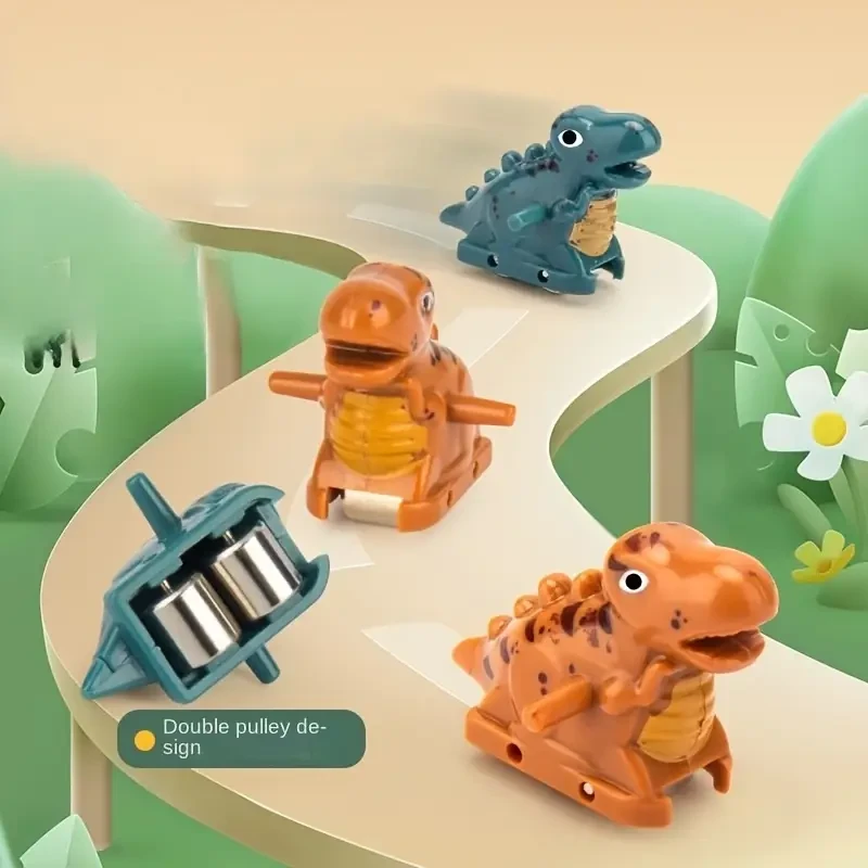 Dinosaur Climbing Slide Toy Set-3 Dinosaur Cars Included