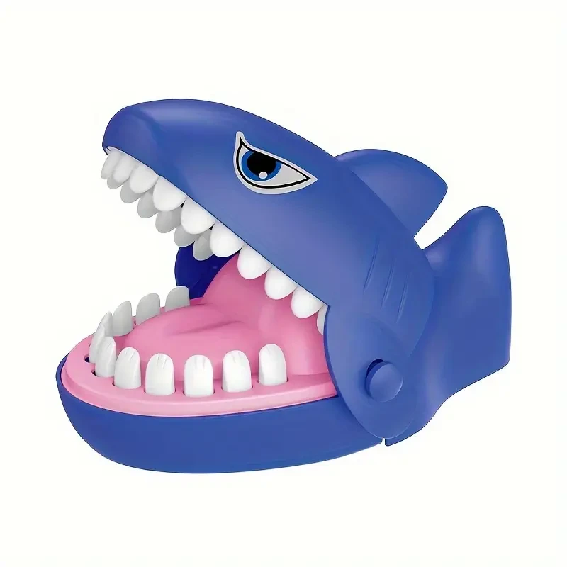 Blue Shark Finger Bite Game Toy