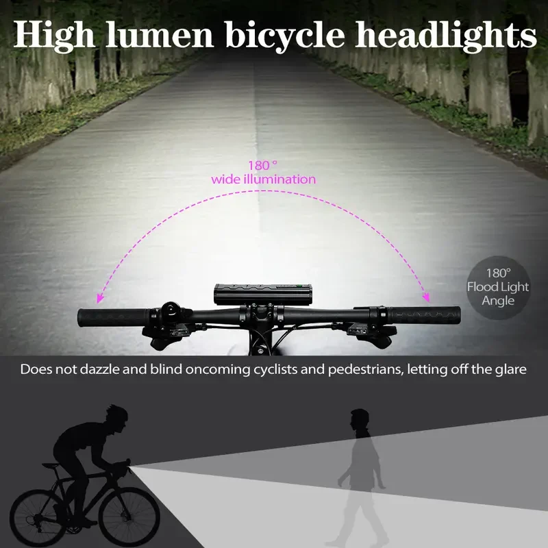 1 Super Bright C-shaped Rechargeable Bike Light