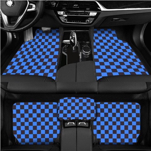 Car Universal Foot Pad Checkerboard