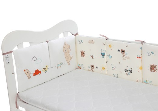 Baby Children's Cotton Bed Fence