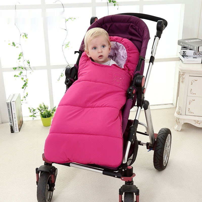 Baby Go Out Swaddling Quilt Sleeping Bag Autumn And Winter Newborn