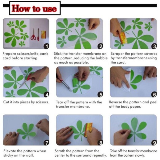 Beautiful Decoration Barber Shop Window Wall Decal