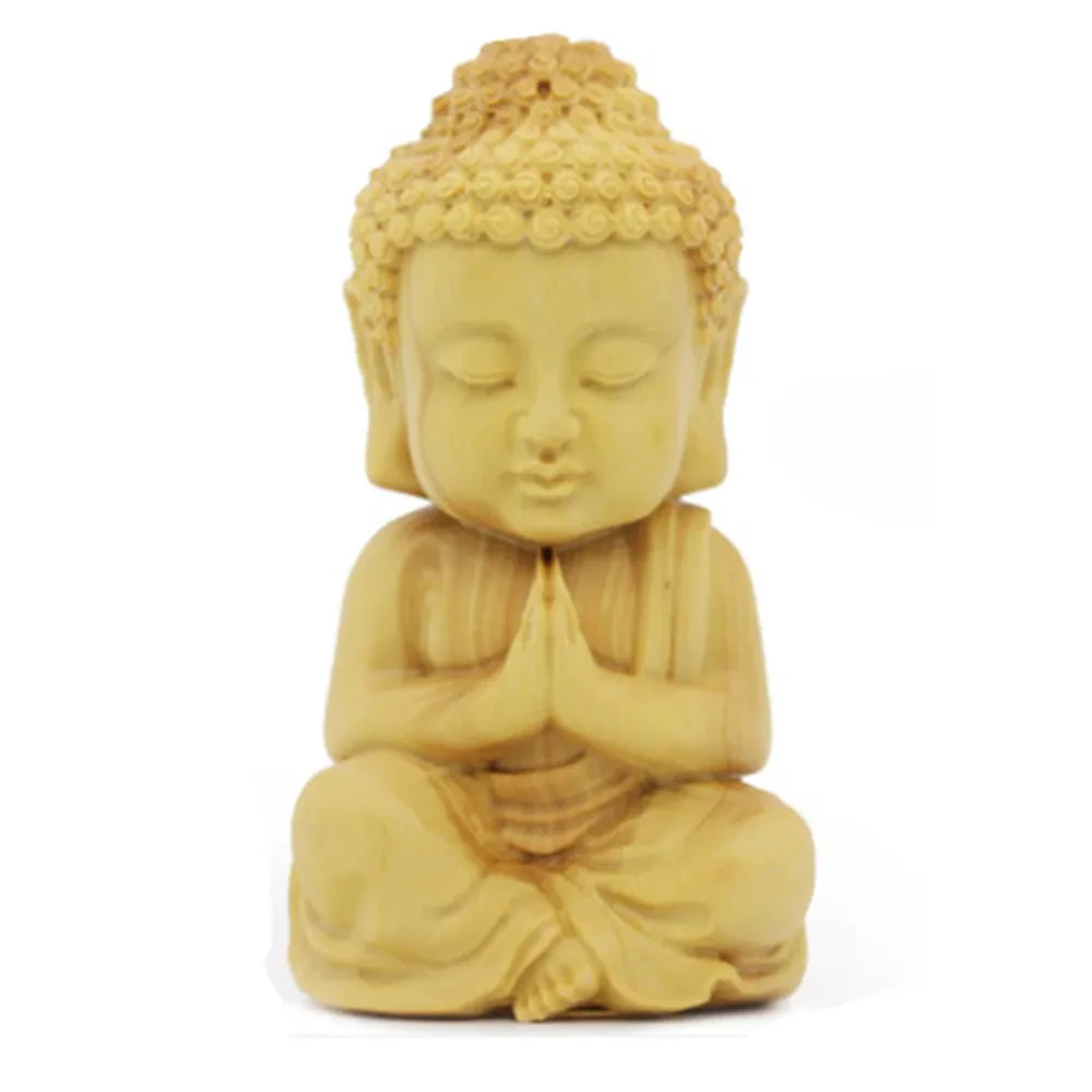 Small Leaf Boxwood Wood Carving Ornaments Handles