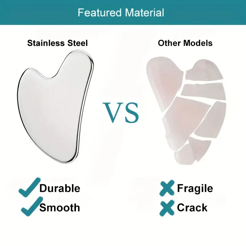Premium Stainless Steel Gua Sha Facial Tool