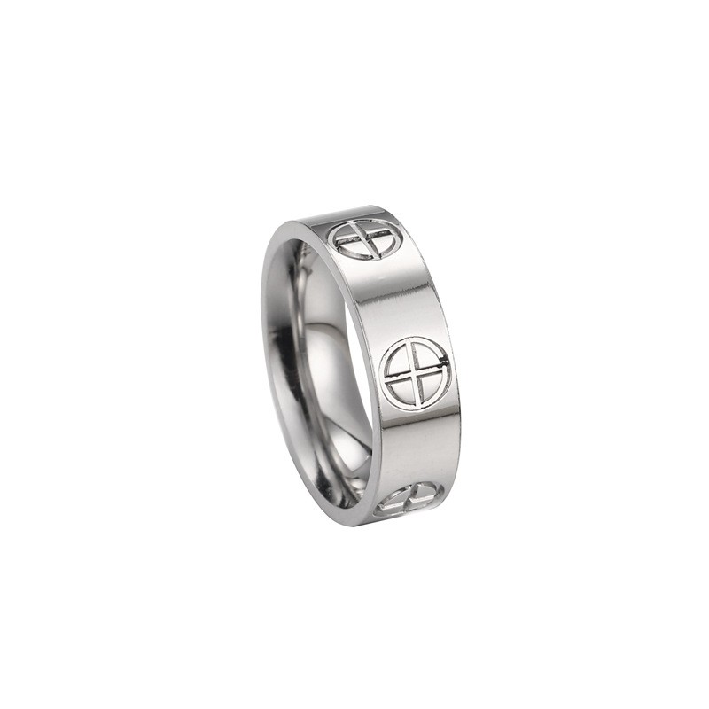Fashion Classic Cross Stainless Steel Rings