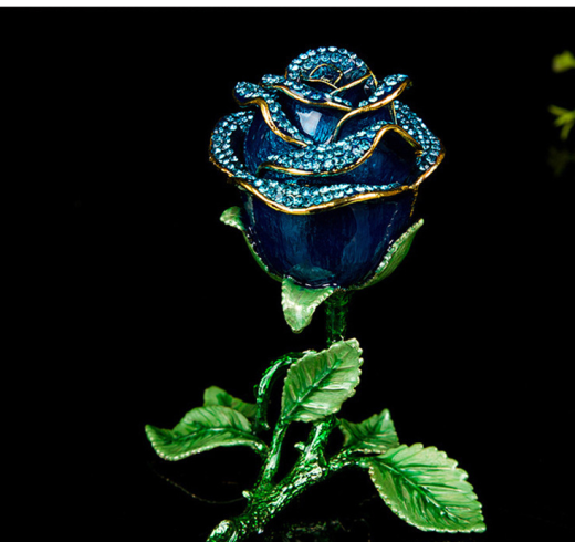 Metal Rose Jewelry Box Decoration Ideas