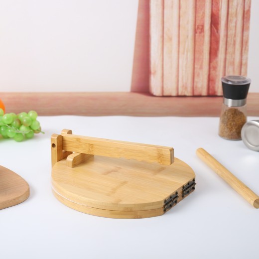 Creative Simple Round Wooden Cake Pressing Machine