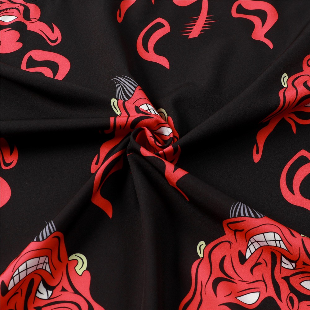 Men's Bold Demon Print Attire: The Ultimate Winner in Fashion