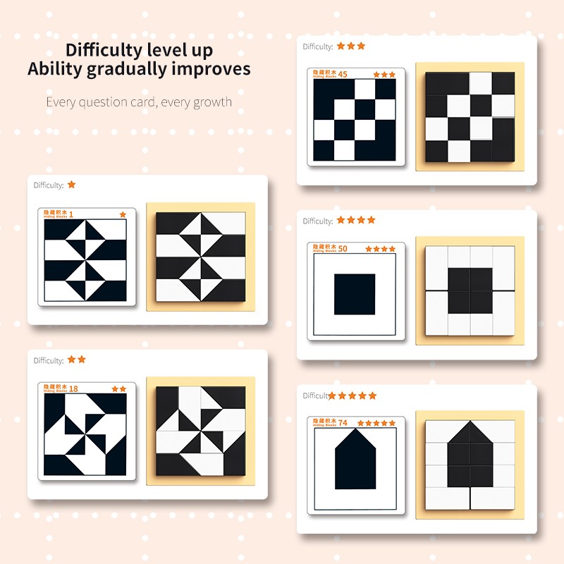 Puzzles Hidden Building Blocks Puzzles Toys