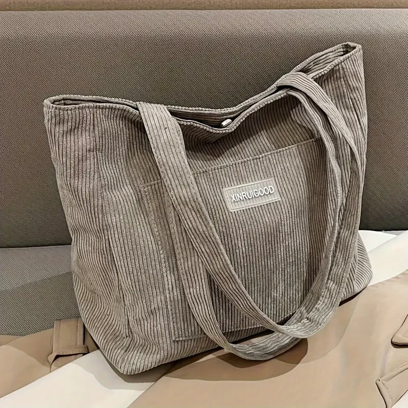 Solid Color Tote Bag