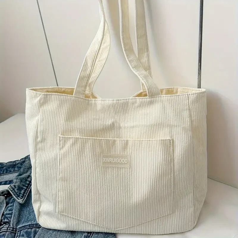 Solid Color Tote Bag