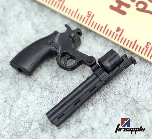 1/6 Scale Cole Python 357 Revolver 4D Gun Model - Action Figure Weapon Accessory