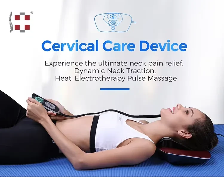Electric Heat Therapy Massage Products Cervical Massager Traction Machine Pillow For Neck And Shoulder Massage