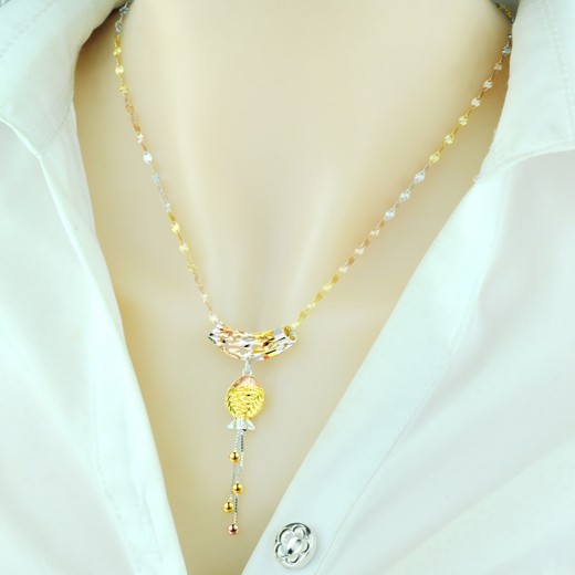 Sterling Silver Plated Pendant Feminine Silver Valentine's Day Gift