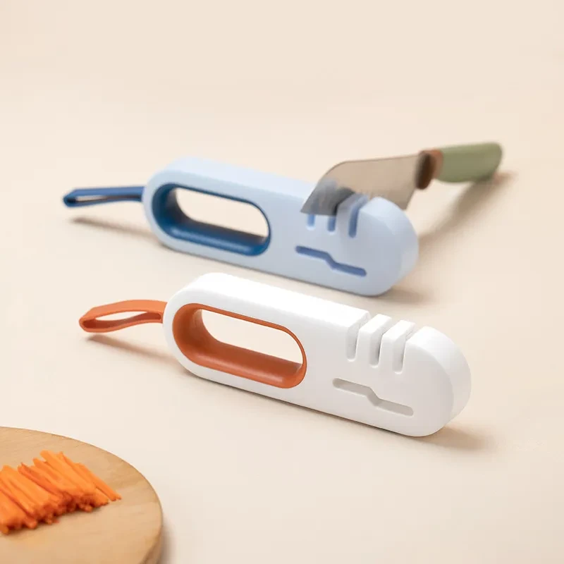 Knife Sharpener HIPS Kitchen Handheld Household Multi-function New Fast Four-stage Fast Sharpener