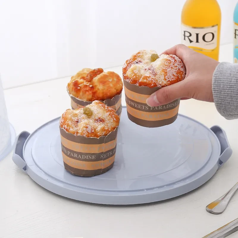 Round Plastic Cake Container