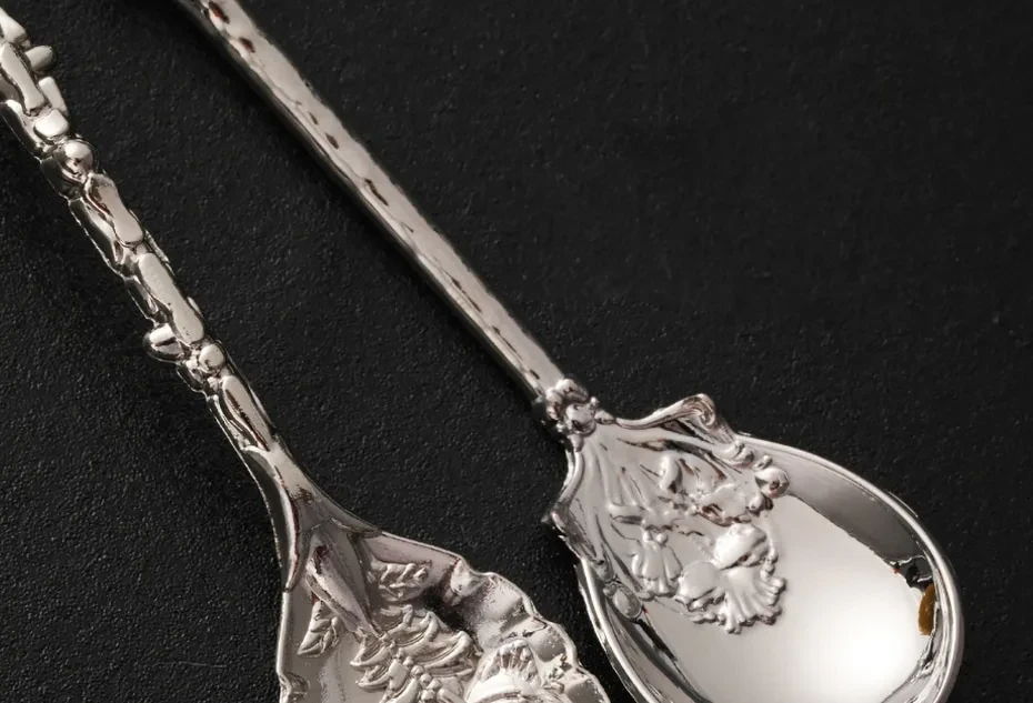 European Cutlery 6 Set Fruit Fork Retro Decoration