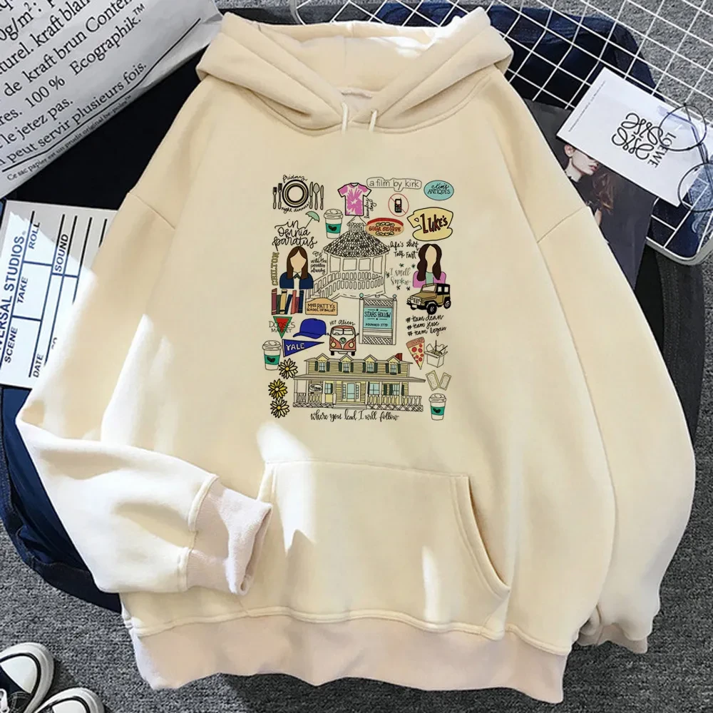 College Style Kiwi Fruit Girls' Hooded Pullover