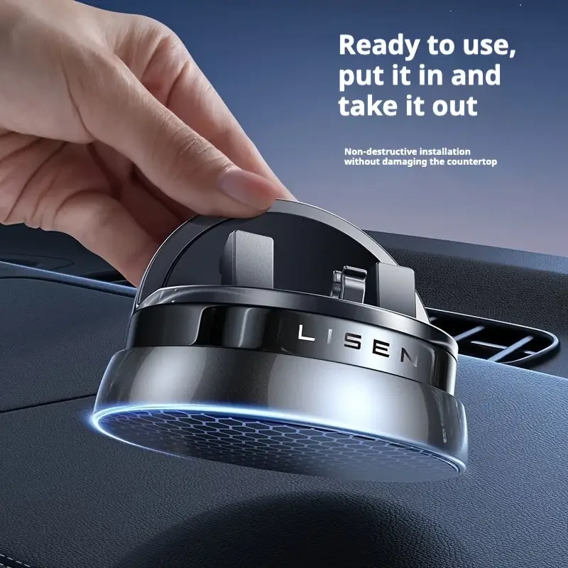 LISEN Upgraded Triangular Hook Design Car Phone Holder