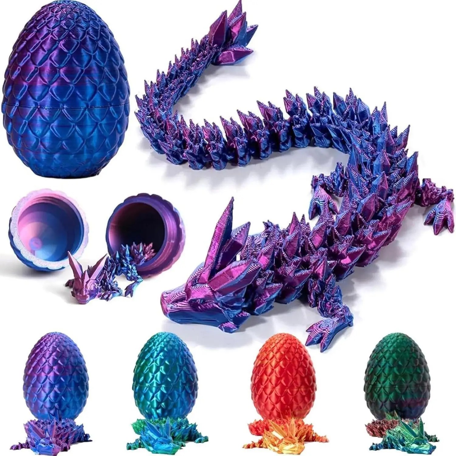 Creative Decompression Dragon Egg Chameleon Pendulum