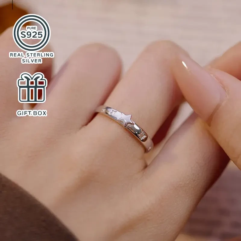 S925 Silver Star Ring A Minimalist Statement of Light, Style, and Everyday Confidence