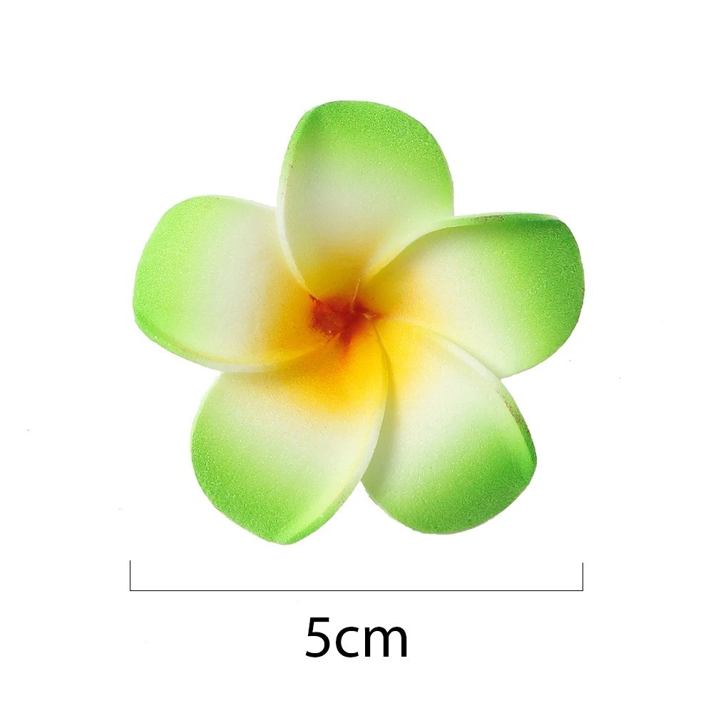 10Pcs Artificial Hawaii PE Foam Flowers 5cm DIY Flower Set