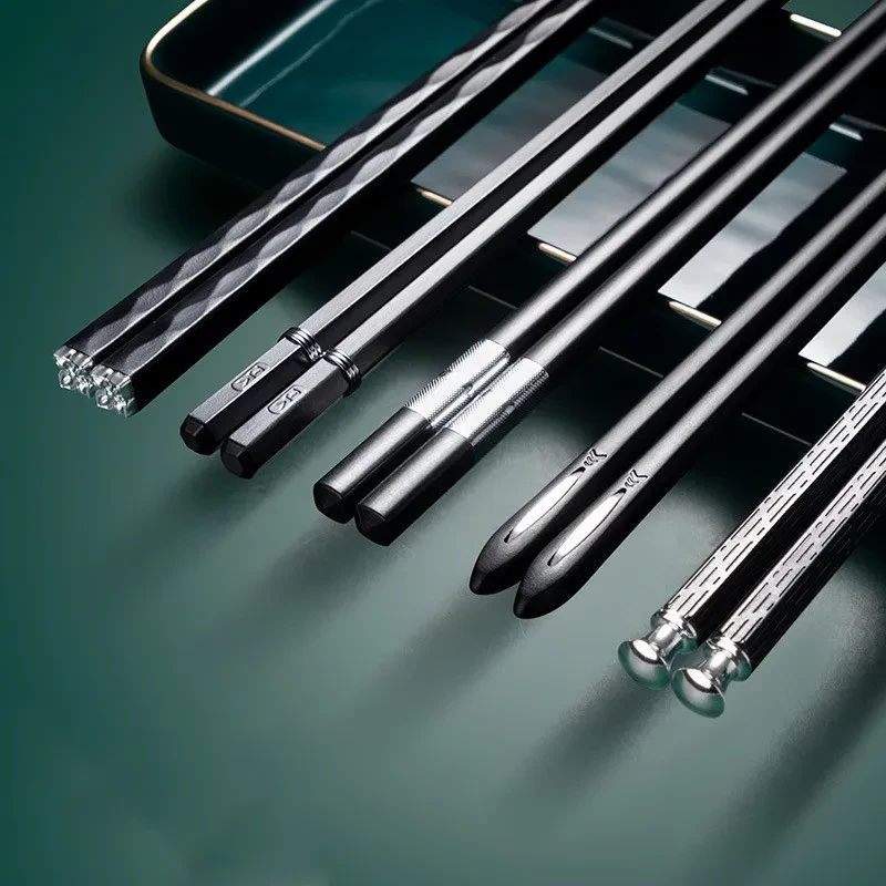 Anti-slip High Temperature Alloy Chopsticks Household Japanese Chopsticks