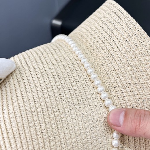 Little Bear Ears Fisherman Cute Simple Straw Hat